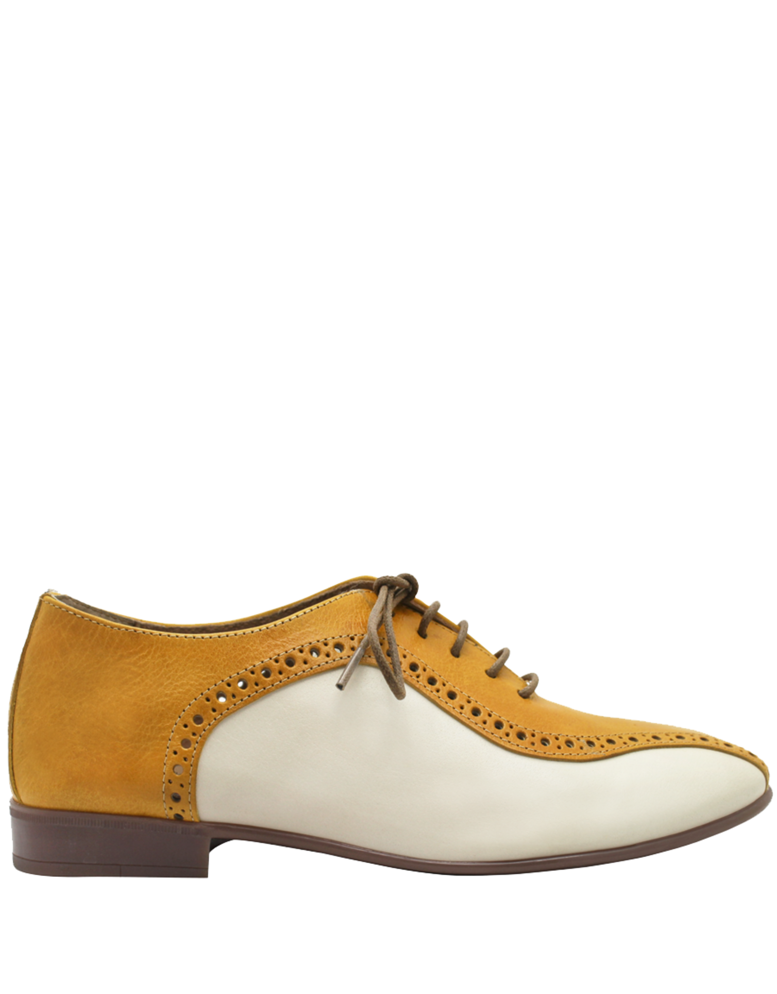 Anis Anis AS4J  Yellow With Yellow Perforated Lace-Up Willow