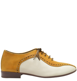 Anis Anis AS4J  Yellow With Yellow Perforated Lace-Up Willow