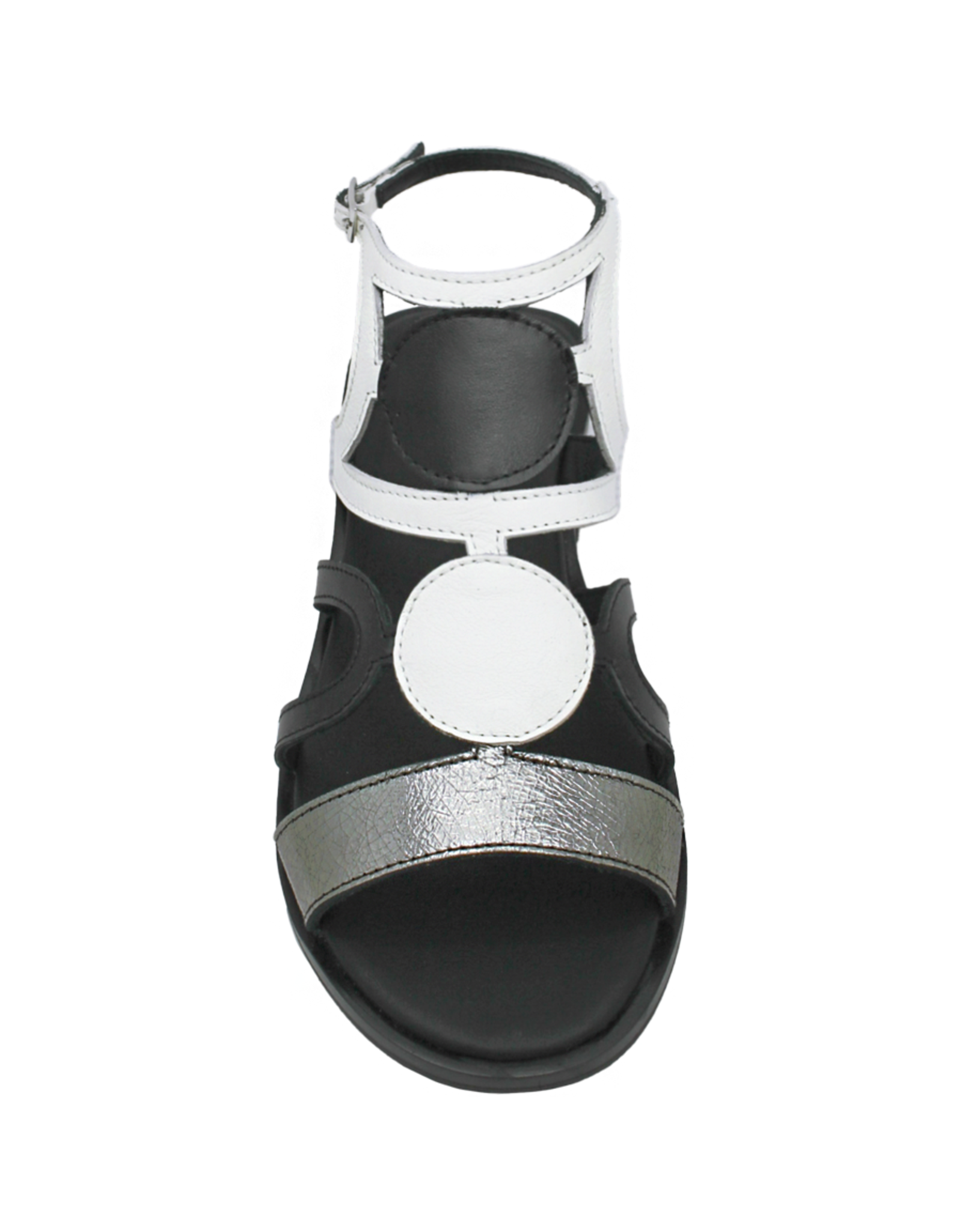 LeBohemien LeBohemien LB1C White/Silver/Black Circle Sandal Dior