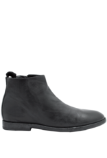 Moma Moma MA11R Black Flat Ankle Boot Tierna