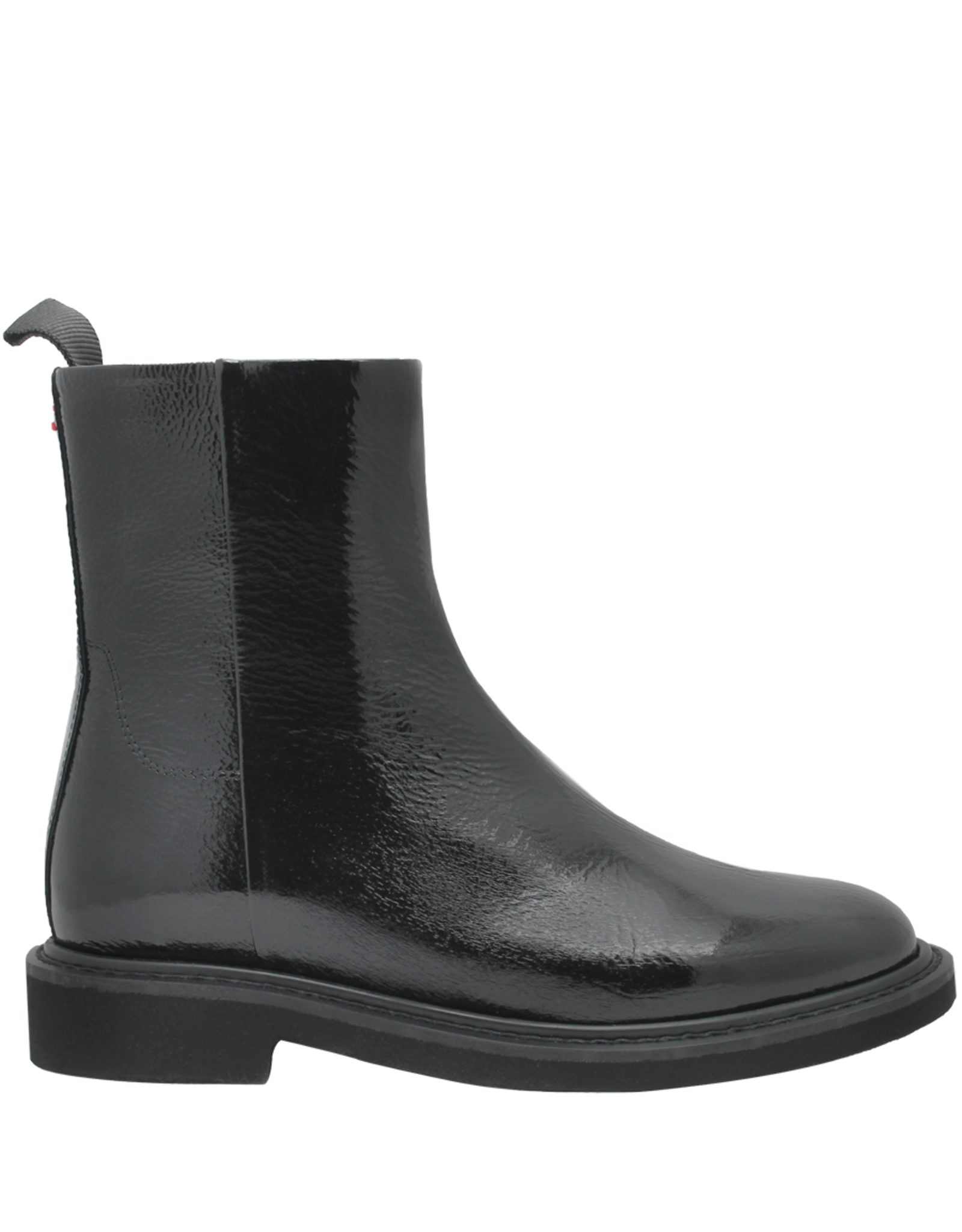 Halmanera Halmanera H47Z  Black Patent Flat Boot Naima