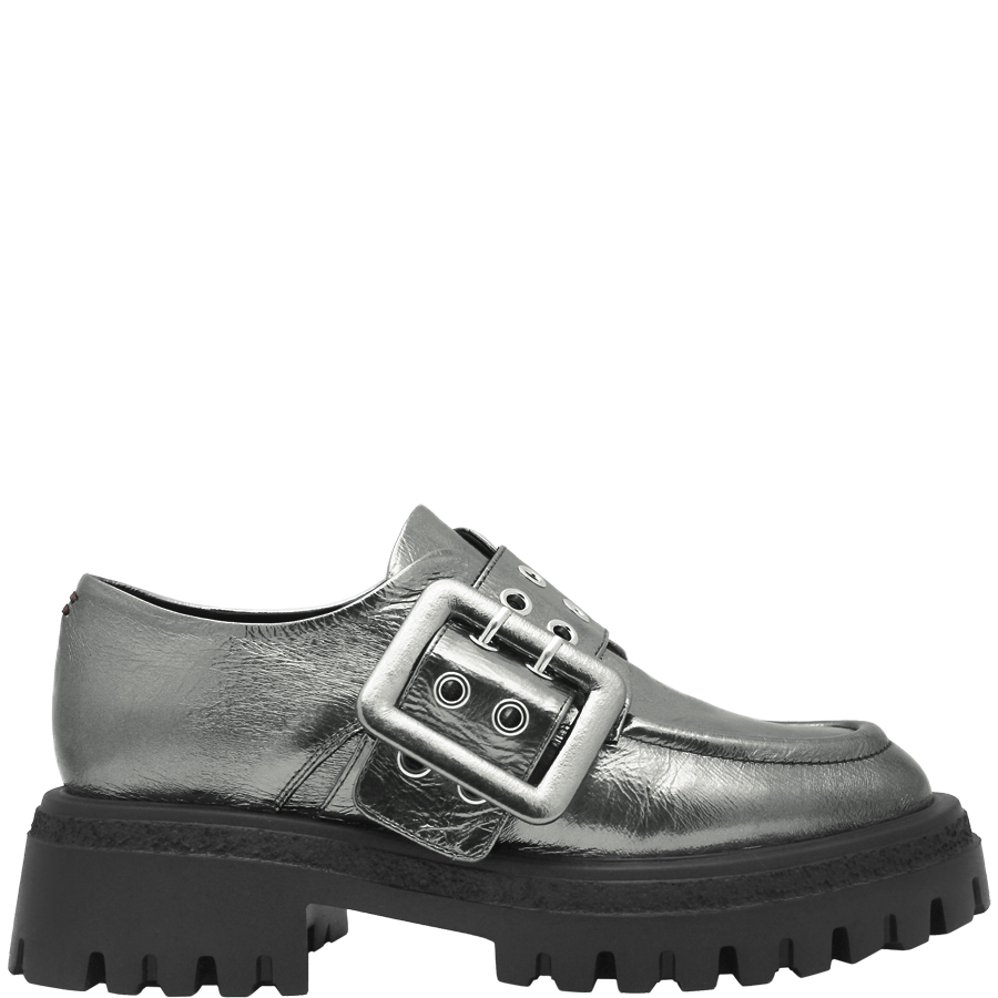 HHalmanera H48B Silver Buckled Tread Oxford Rabia - Head Start Shoes
