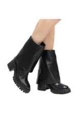 Halmanera Halmanera H48H Black Two in One: Knee Boot/Ankle Boot Ruby