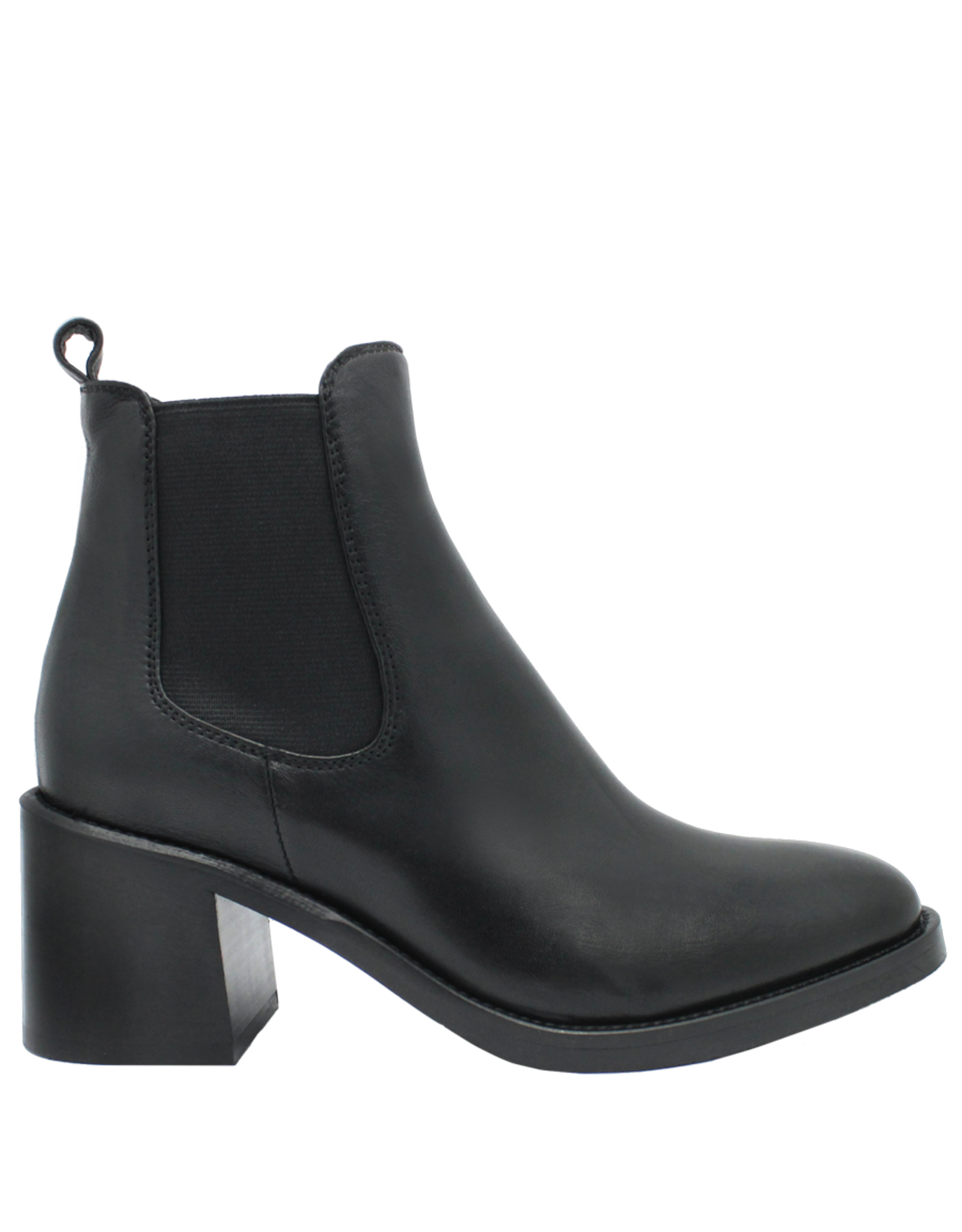 Now Now N44Y Black Nappa Chelsea Leather Sole 8985