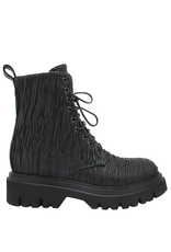 Now Now N44Z Black Boot With Pleats 9004