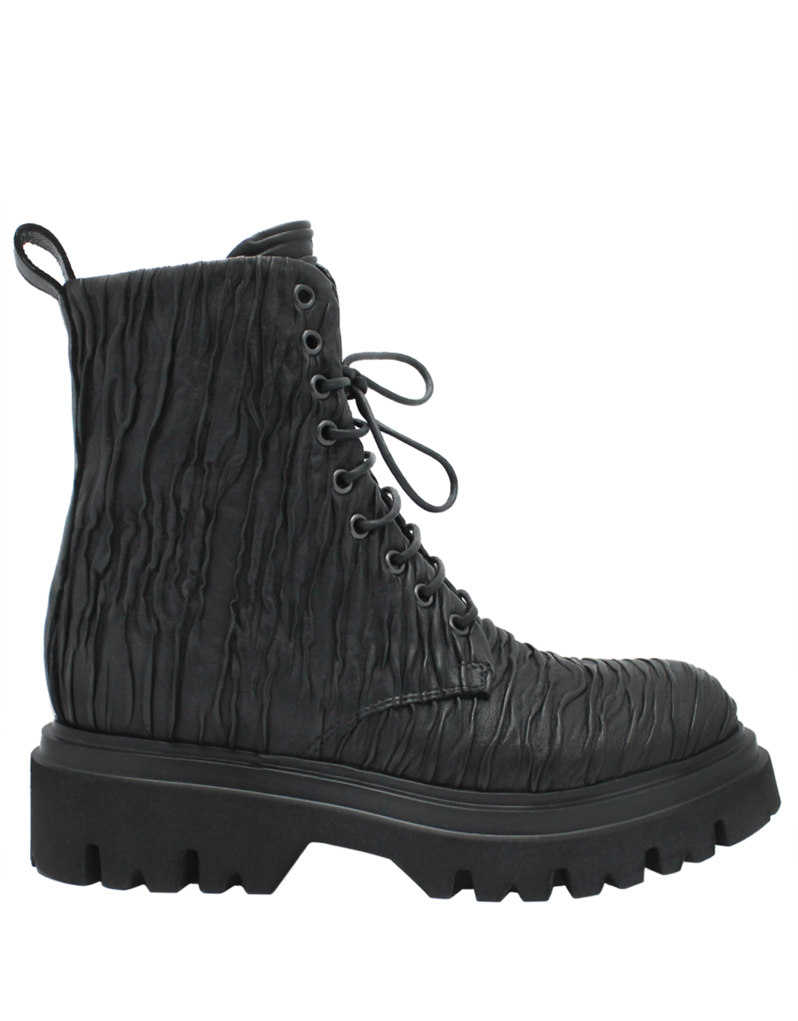 Now Now N44Z Black Boot With Pleats 9004