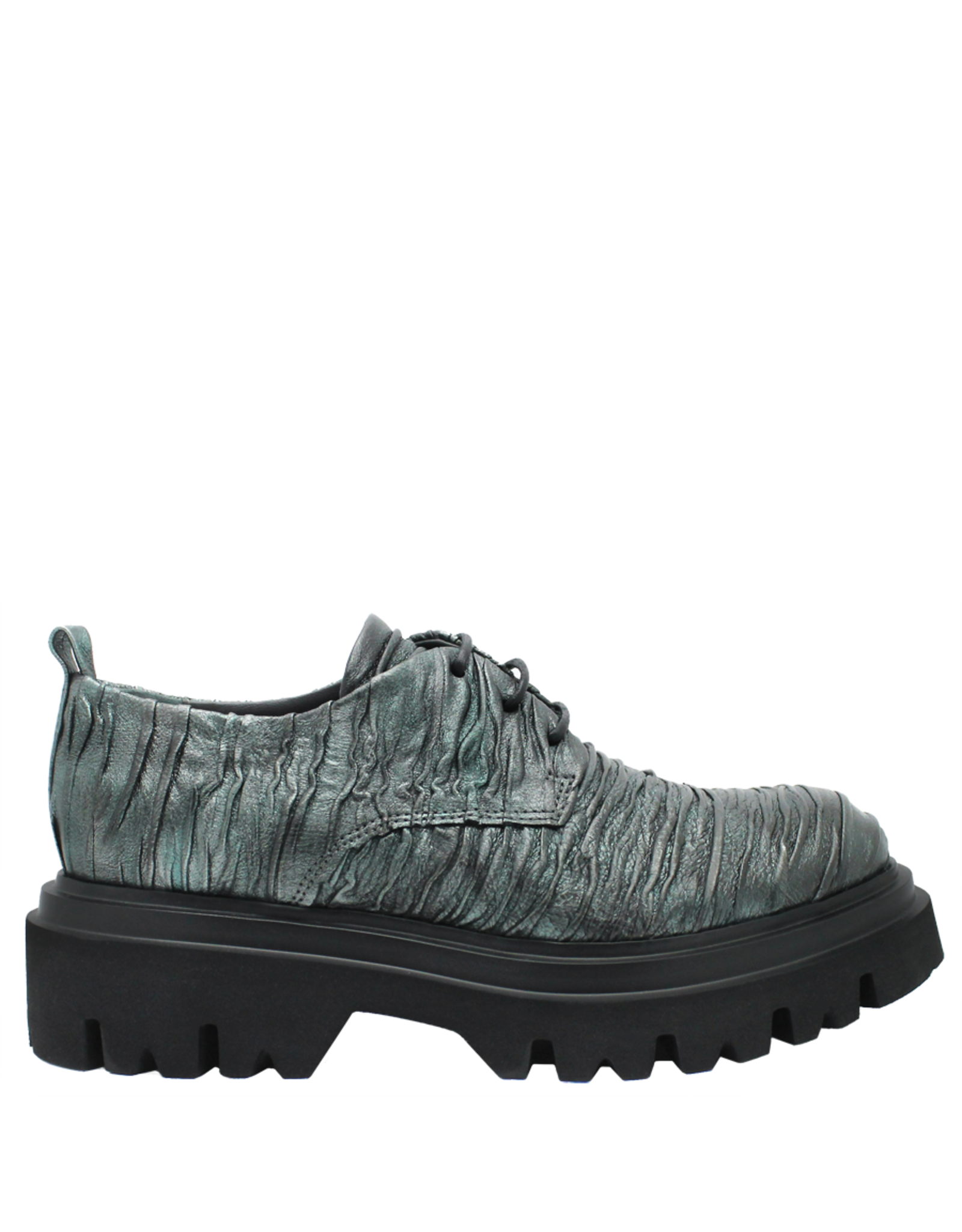 Now Now N45B Blue Metal Pleated Oxford 9005