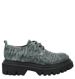Now Now N45B Blue Metal Pleated Oxford 9005