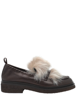 Now Now N44V Brown Loafer Fur Detail 8938