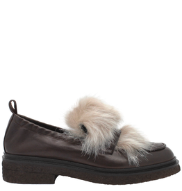 Now Now N44V Brown Loafer Fur Detail 8938