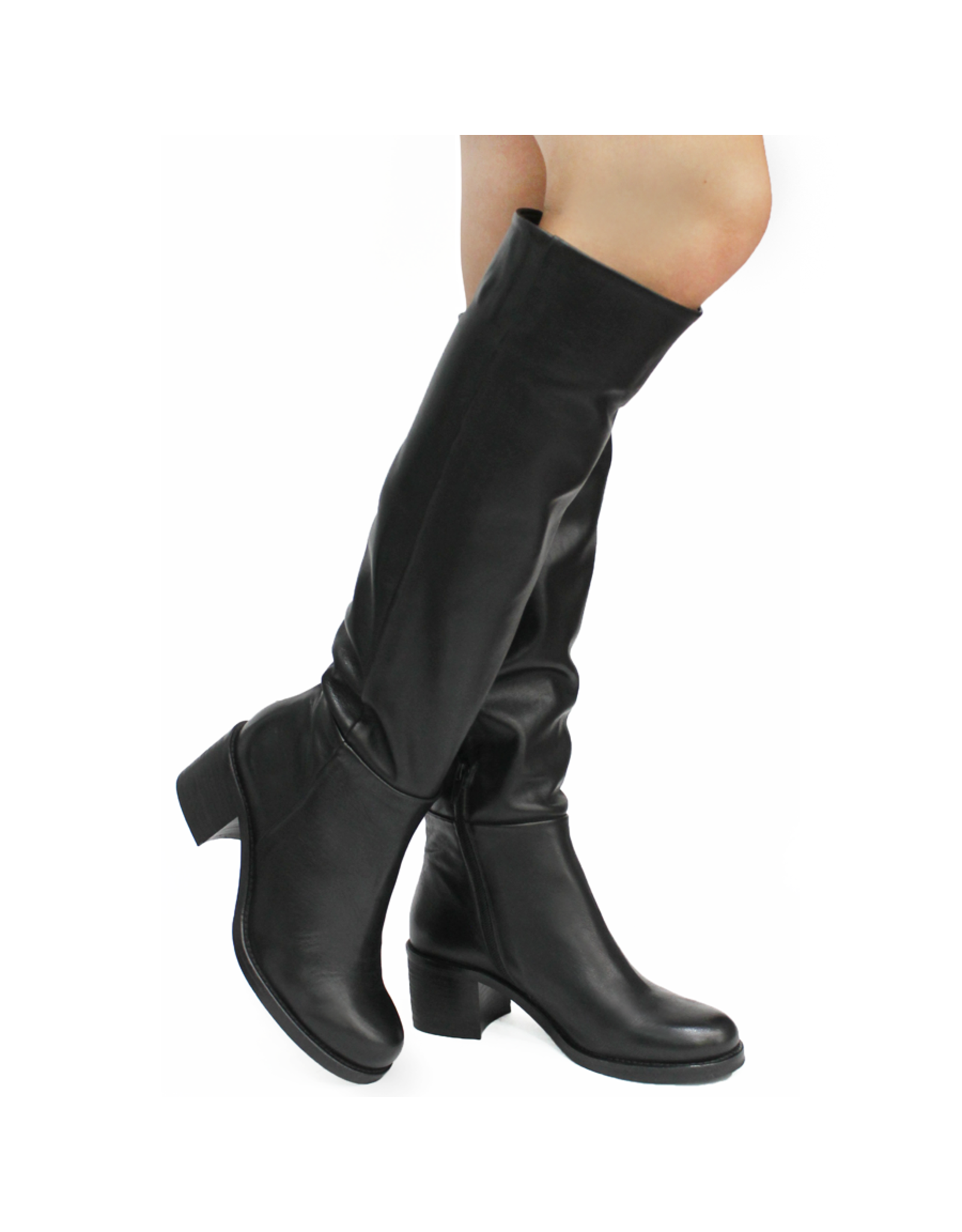 Anis Anis AS4W Black Knee Boots Lapo