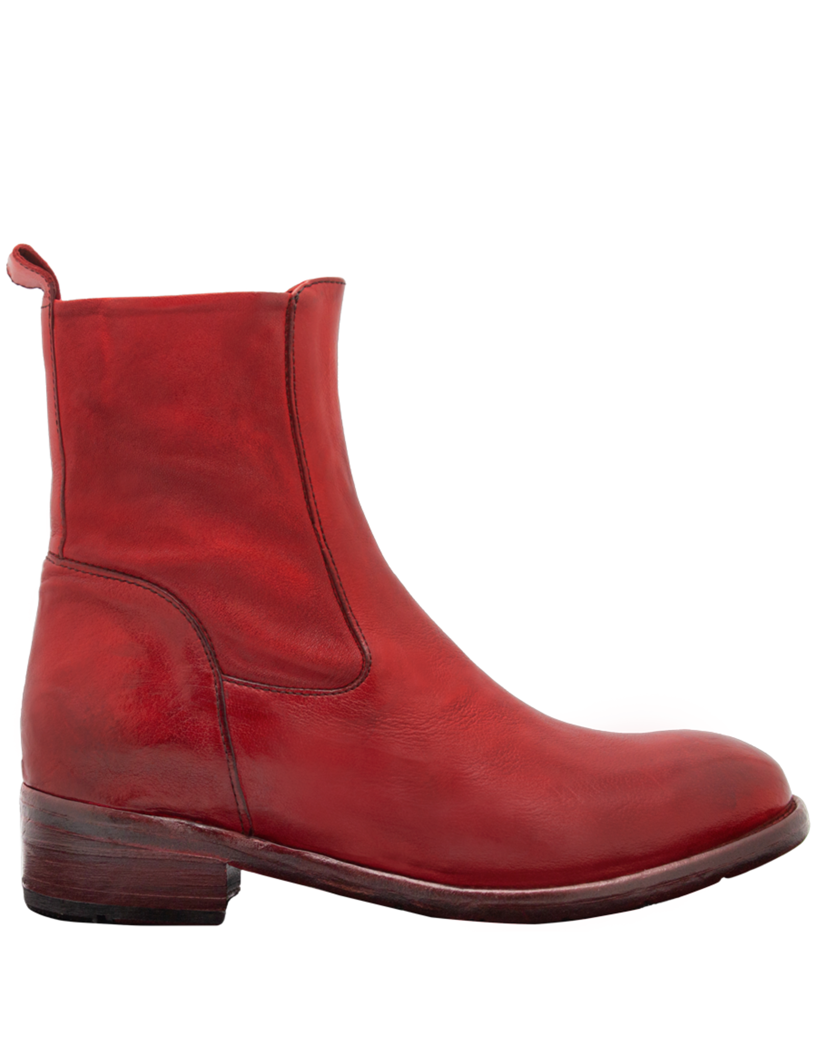 Red flat boots outlet