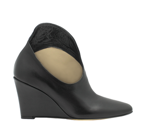 Ixos IS72I Black Point Wedge Shoe Boot Yuko - Head Start Shoes