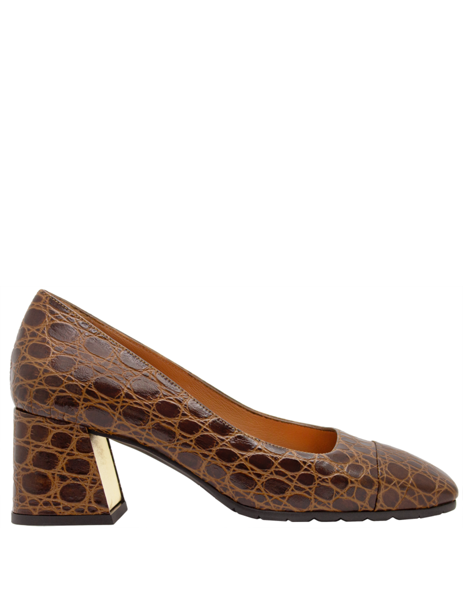 MaraBini MaraBini M12C Brown Croco  Pump-1012