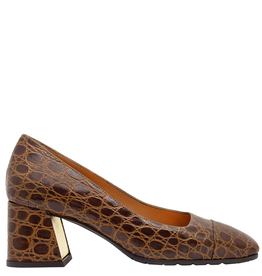 MaraBini MaraBini M12C Brown Croco  Pump-1012