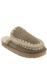 Mou Mou MU2U Grey Lambswool Mule Dutch