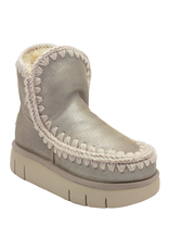 Mou Mou MU2X Metal Lambswool Crochet Stitch Boot Sasha