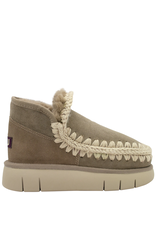 Mou Mou MU2Z Grey Lambswool Boot Victor