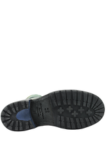 Moma Moma MA11H Green Flat Boot With Laces Croix