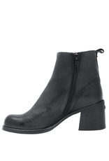 Moma Moma MA11N Black Medium Heel Boot Korbin