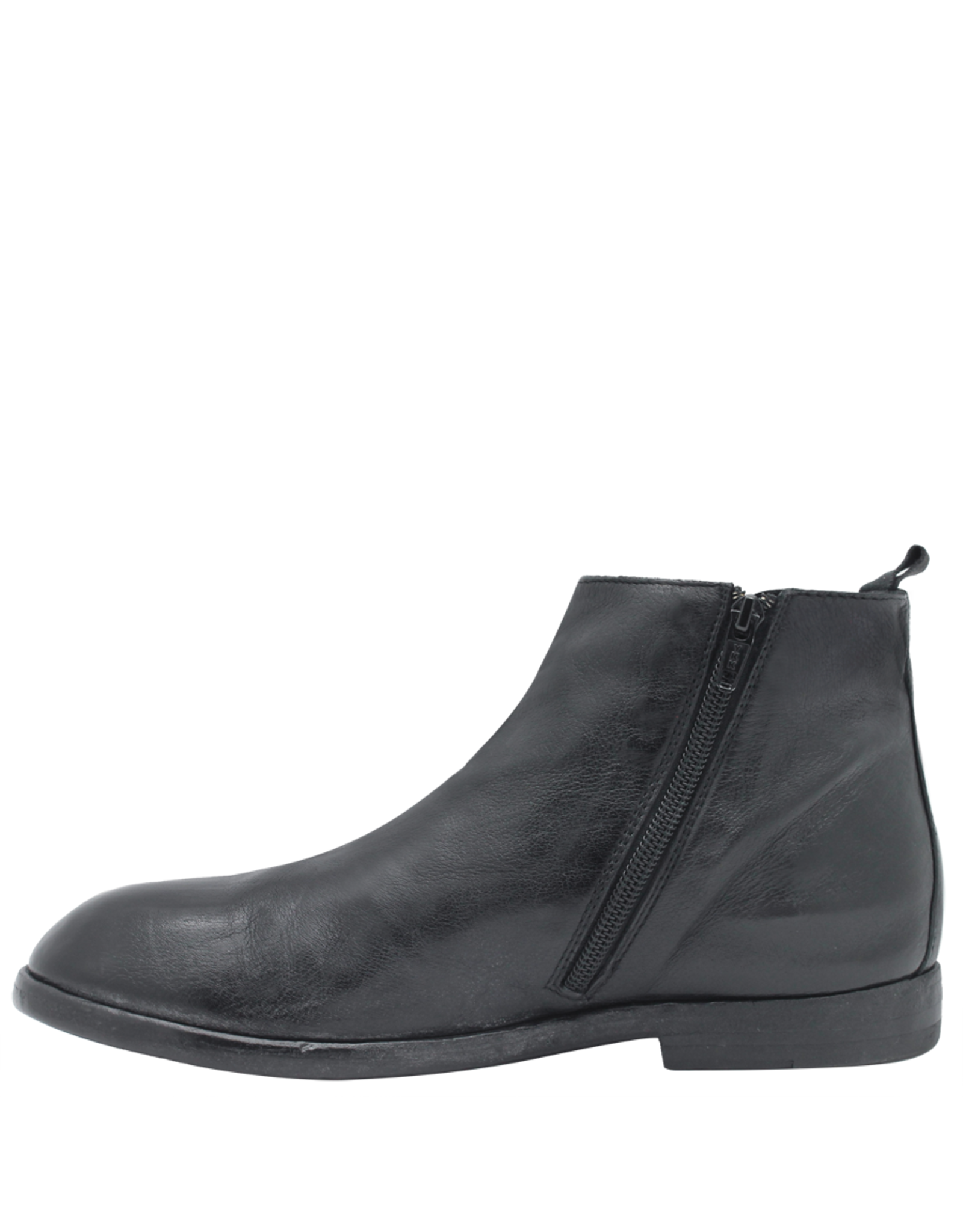 Moma Moma MA11R Black Flat Ankle Boot Tierna