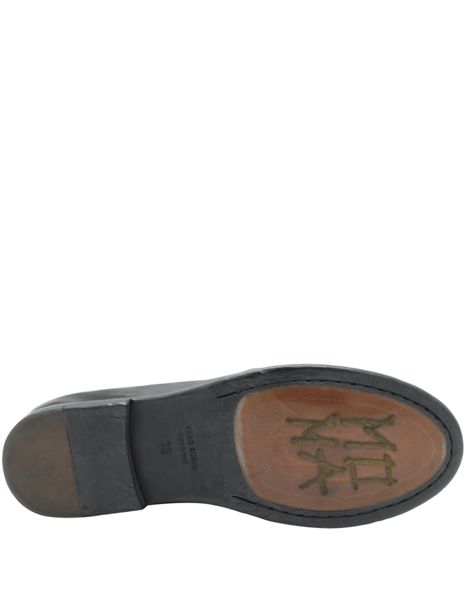 Moma Moma MA11R Black Flat Ankle Boot Tierna