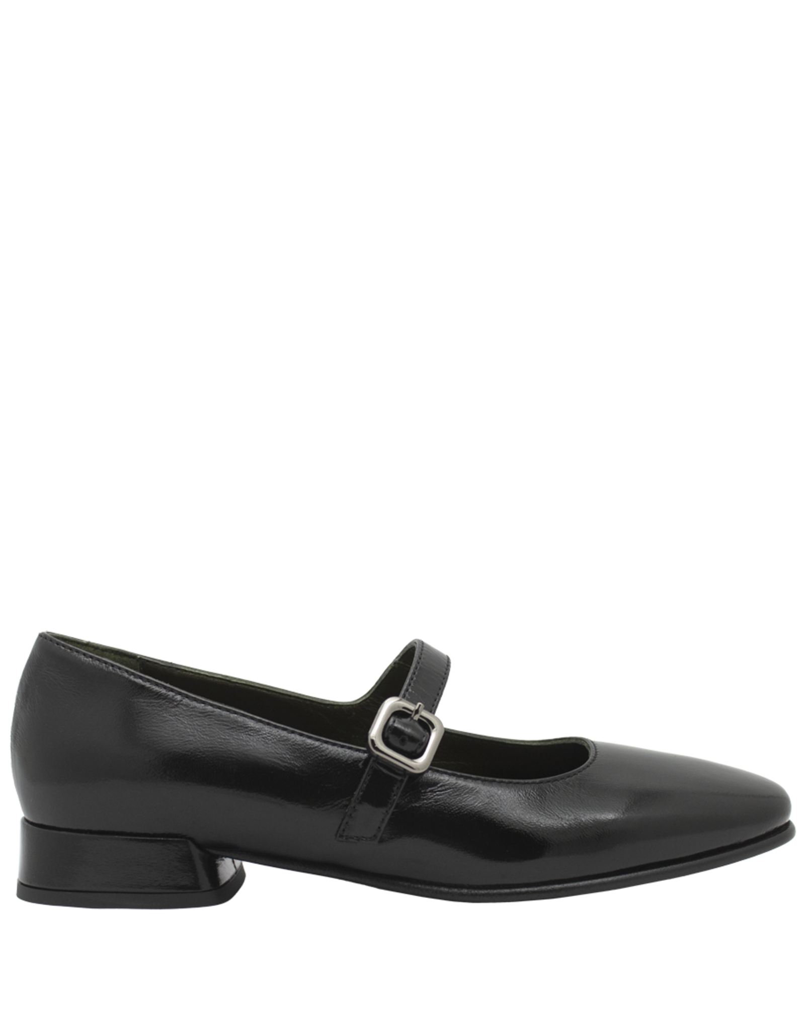 LauraBellariva LB3T Black Patent Flat MaryJane 9710