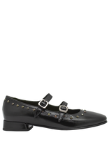 LauraBellariva LB3U Black Pat 2 Buckle MaryJane 9712