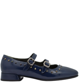 Laura Bellariva LauraBellariva LB3V Blue Pat 2 Buckle MaryJane 9712