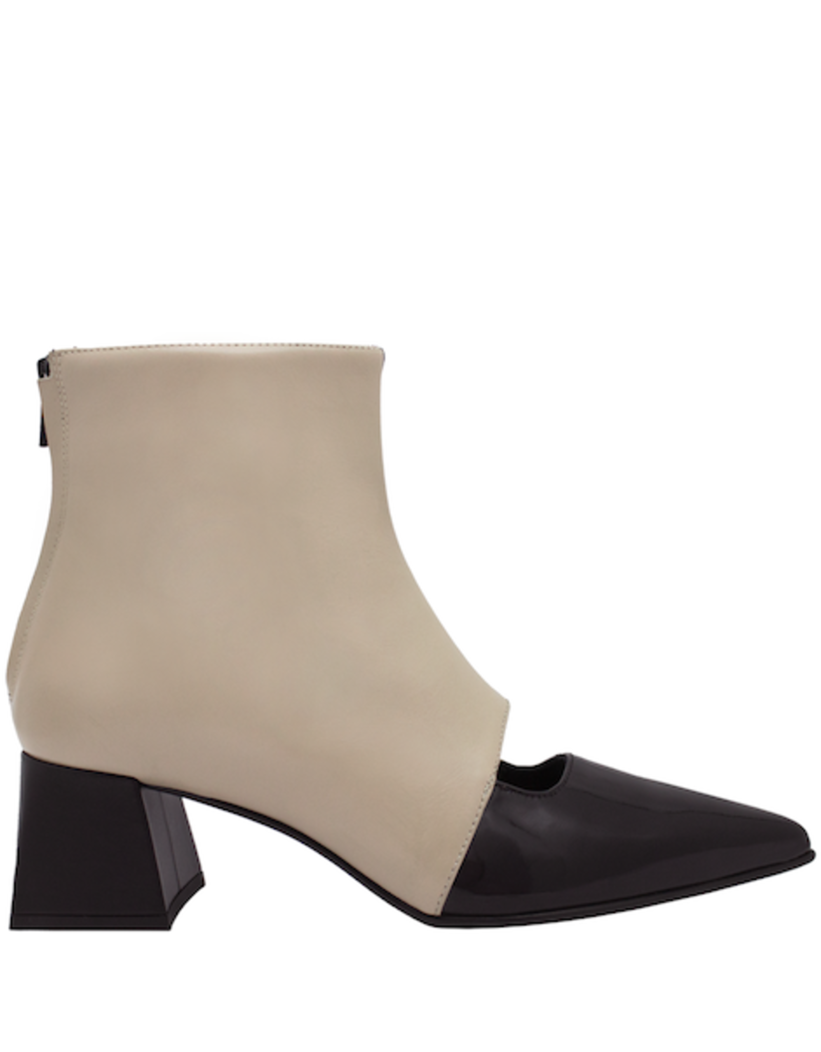 OtherWoman OtherWoman OW1B Black Ivory Pump Boot Opal