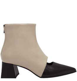OtherWoman OtherWoman OW1B Black Ivory Pump Boot Opal