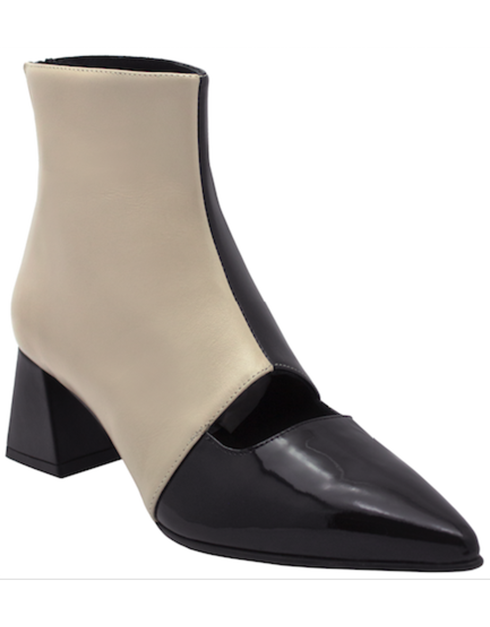 OtherWoman OtherWoman OW1B Black Ivory Pump Boot Opal