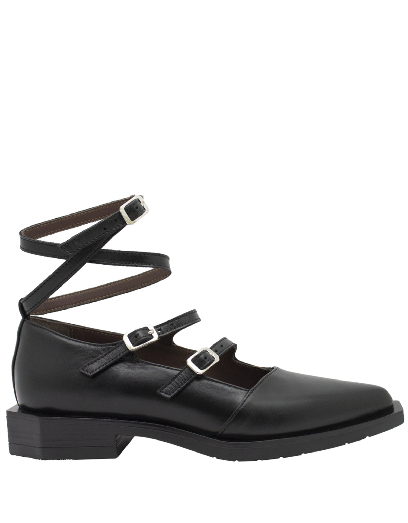 LeBohemien LeBohemien B2B Black Multi Buckle Mary Jane Drew