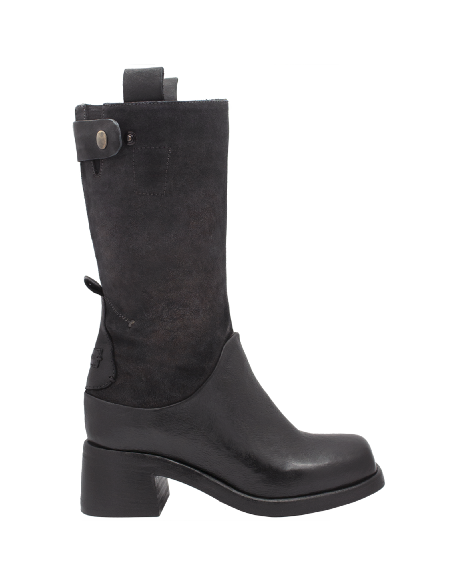 LeRuemarcel LeRuemarcel LR1R Black MidCalf Boot Kuja