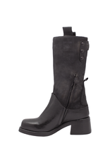 LeRuemarcel LeRuemarcel LR1R Black MidCalf Boot Kuja