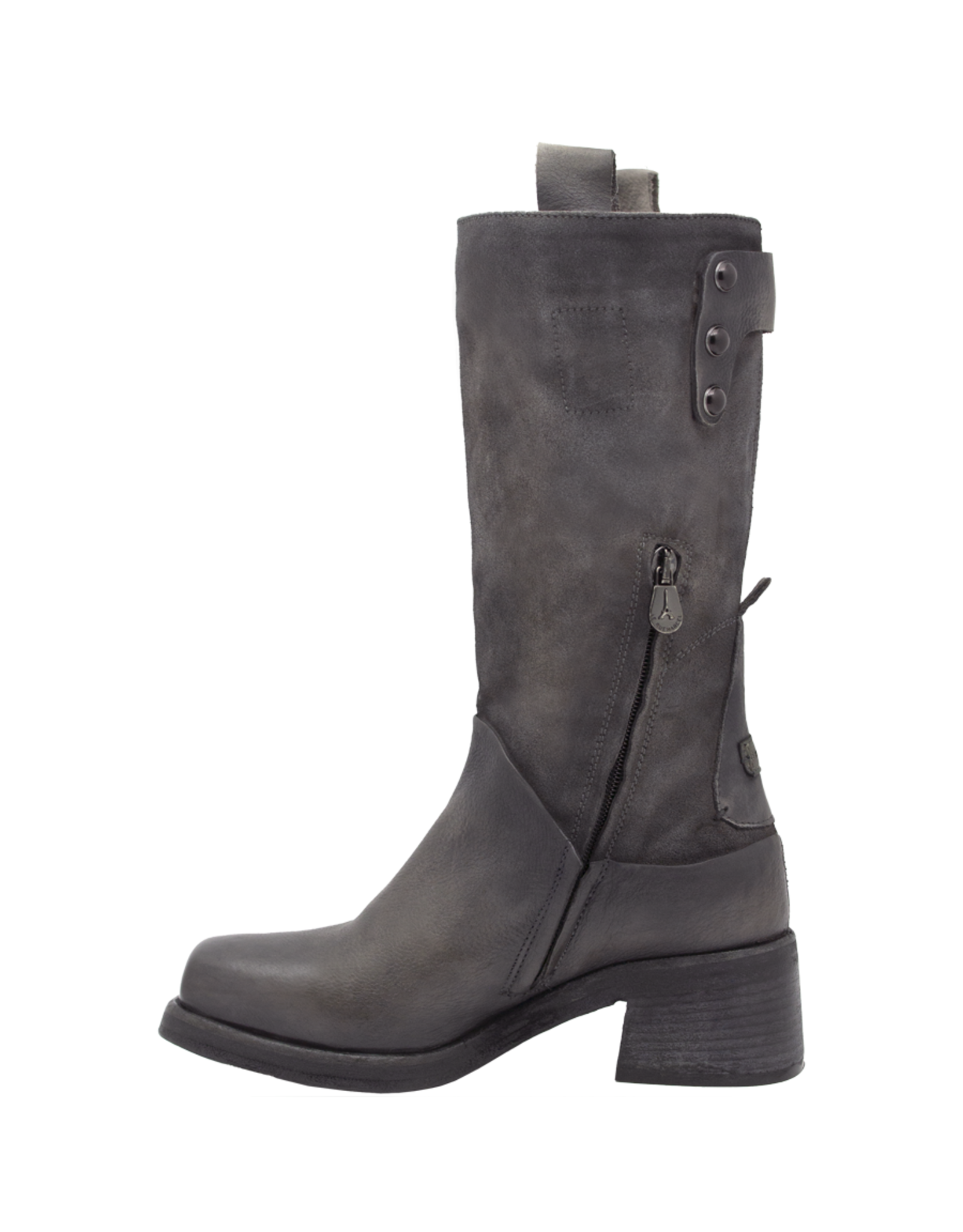 LeRuemarcel LeRuemarcel LR1Q Grey Midcalf Boot Kuja