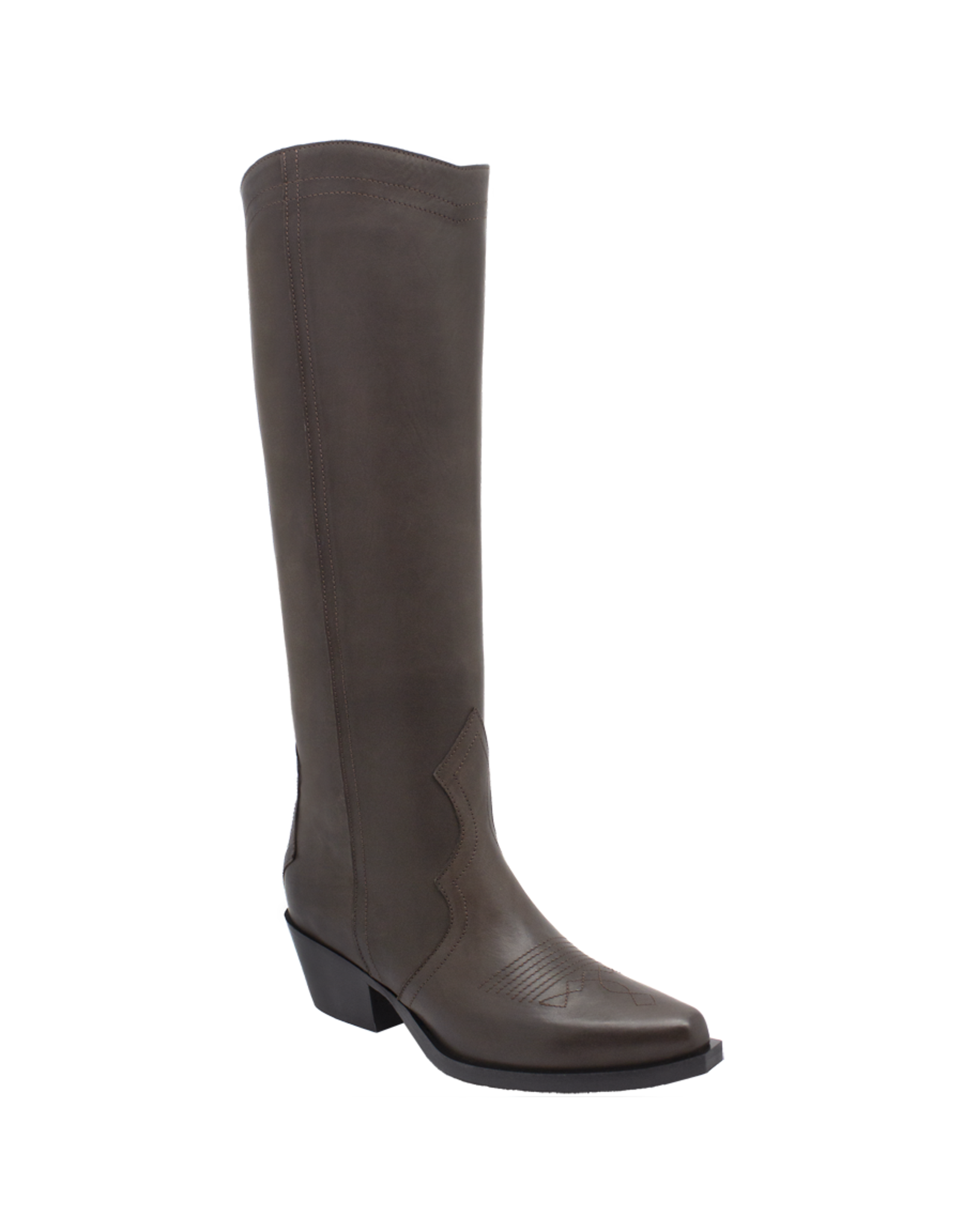 Now Now N45H Brown Western Knee Boot 8347