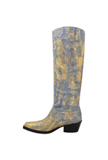 Now Now N45J Gold With Denim Cowboy Boot 8348