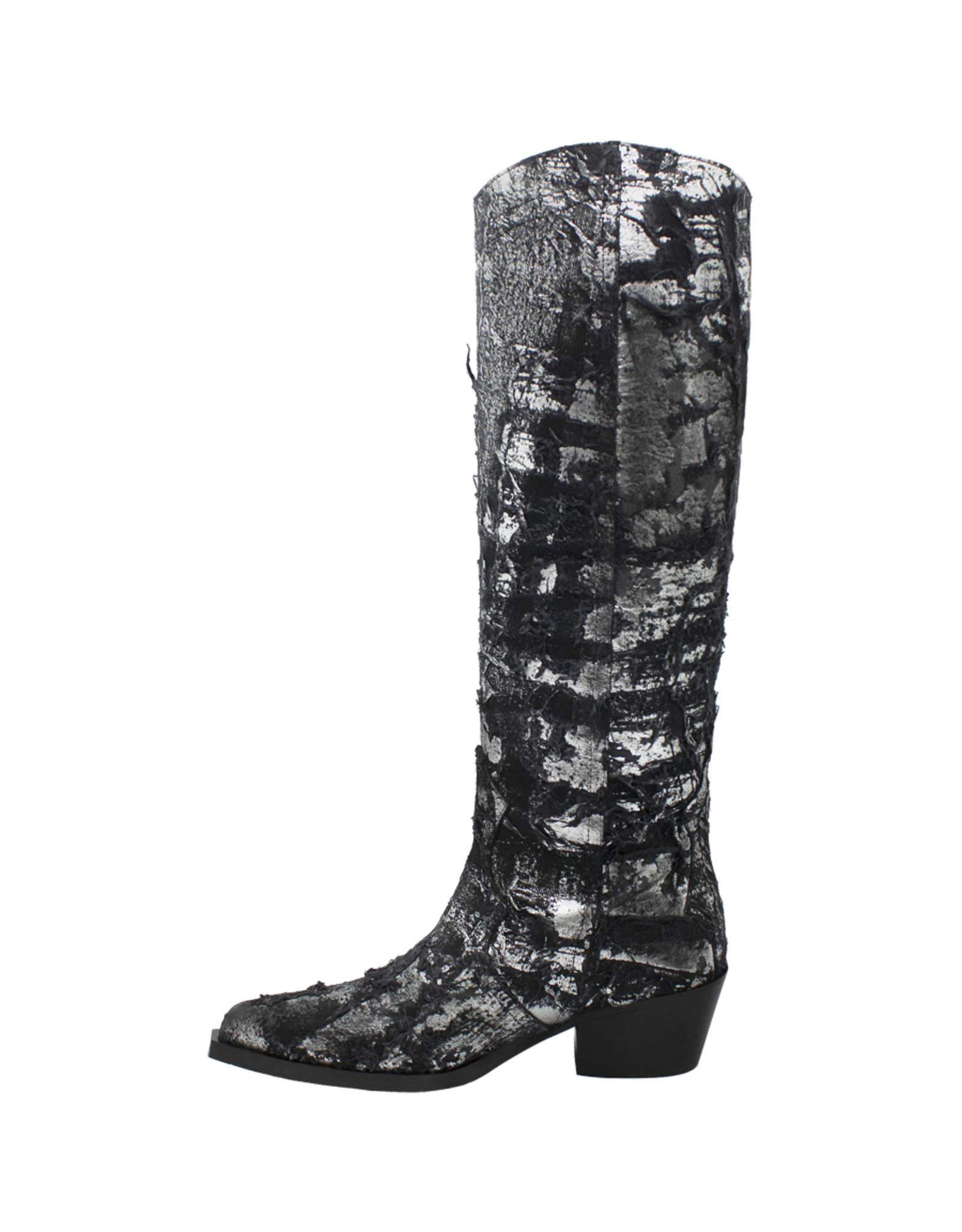 Now Now N45K Black With Silver Cowboy Boot 8348