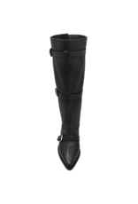 ElenaIachi ElenaIachi EI58Y Black Point Toe Adjustable Knee Boot Suri