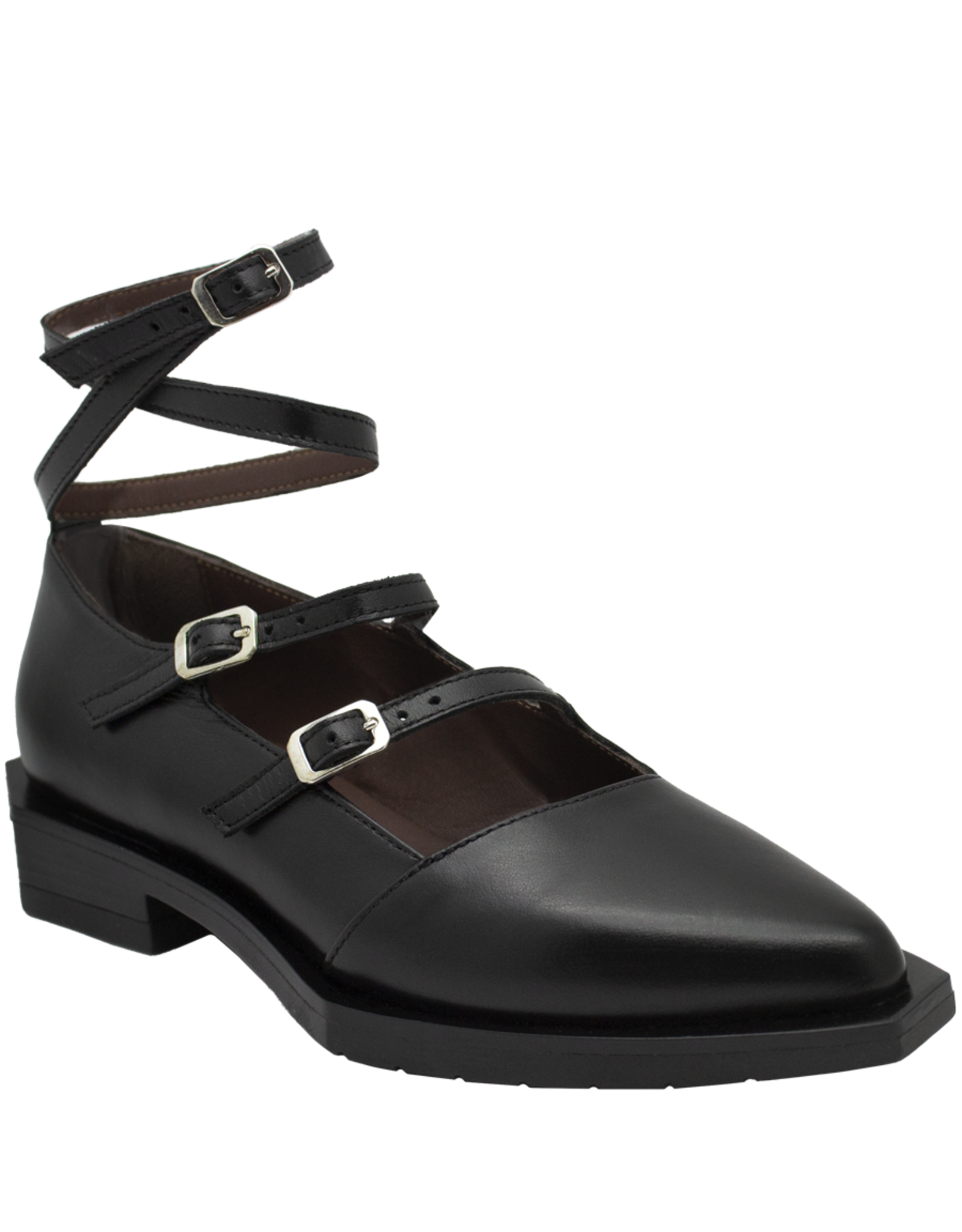 LeBohemien LeBohemien B2B Black Multi Buckle Mary Jane Drew