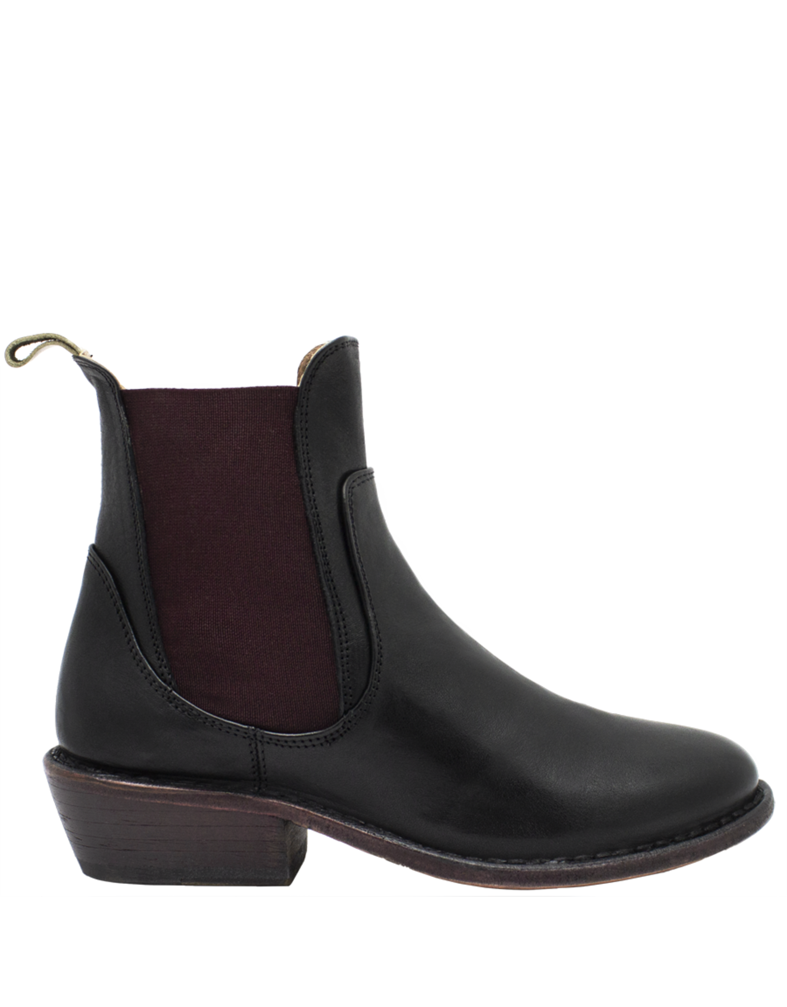 Fiorentini+Baker Fiorentini+Baker FB91R Black Chelsea With Bordo Elastic Reese