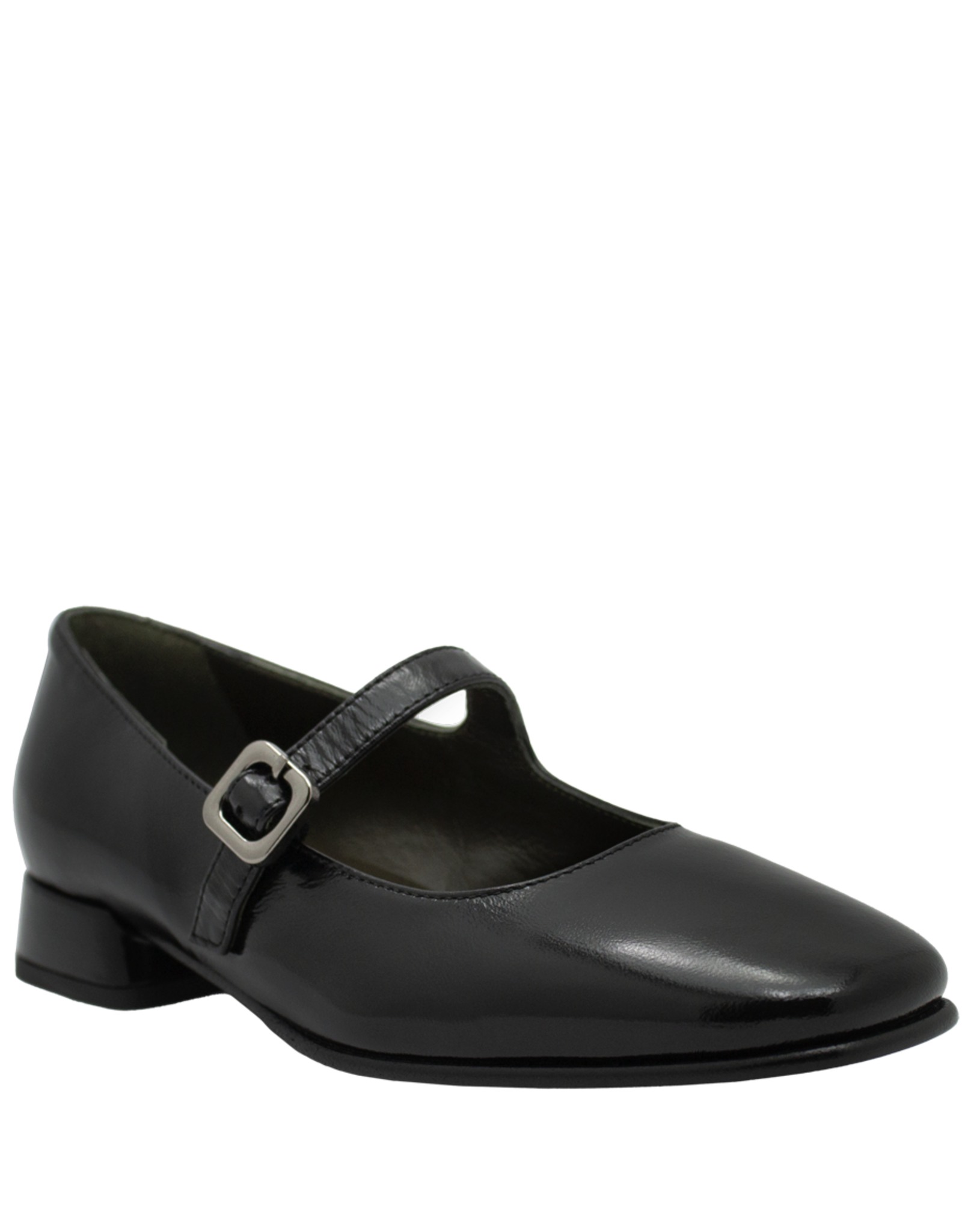 LauraBellariva LB3T Black Patent Flat MaryJane 9710