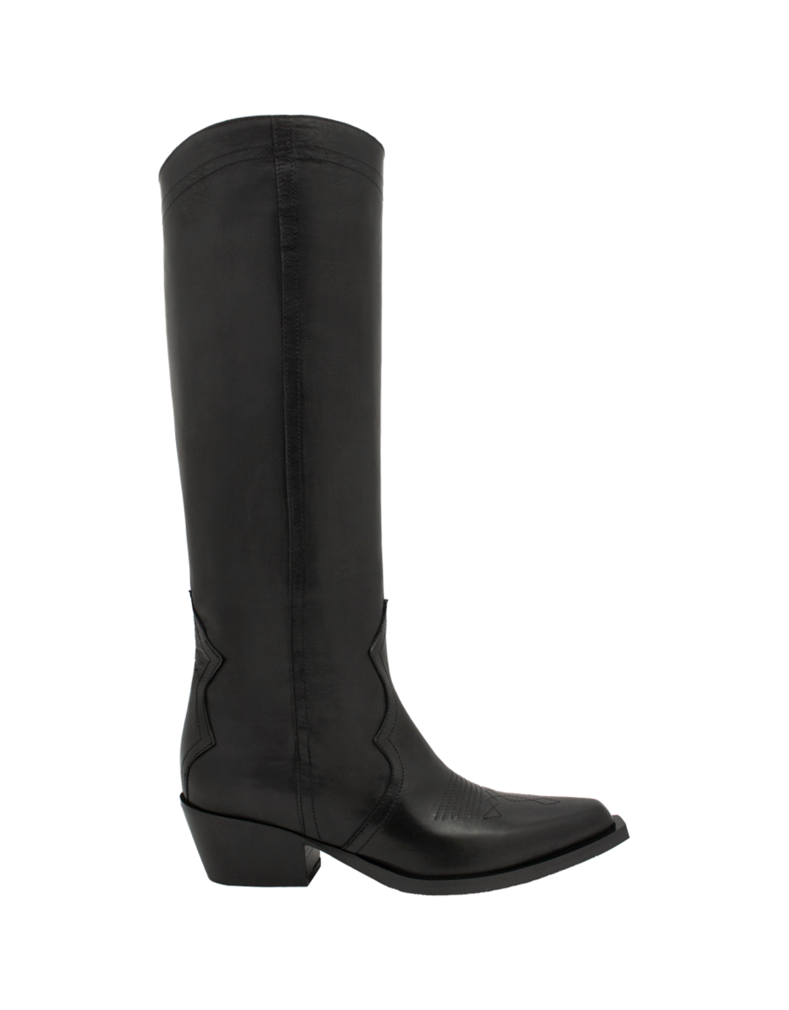 Now Now N45G Black Western Knee Boot 8347