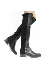 Le Pepe Black Over the Knee Boot 1508
