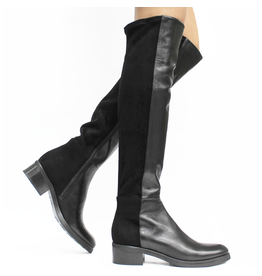 Le Pepe Black Over the Knee Boot 1508