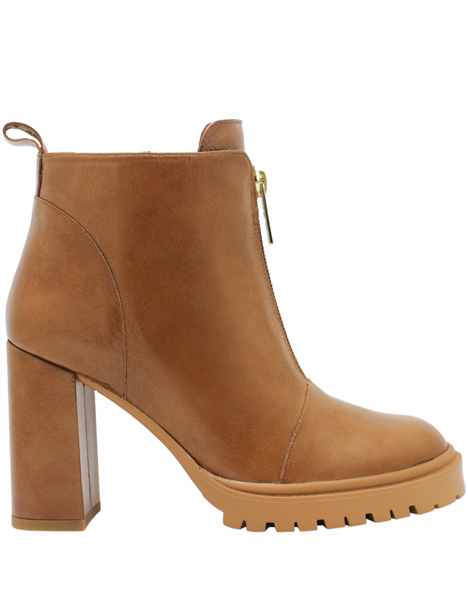 Lodi LD2X Tan Glaze Top Zipper Boot 2270