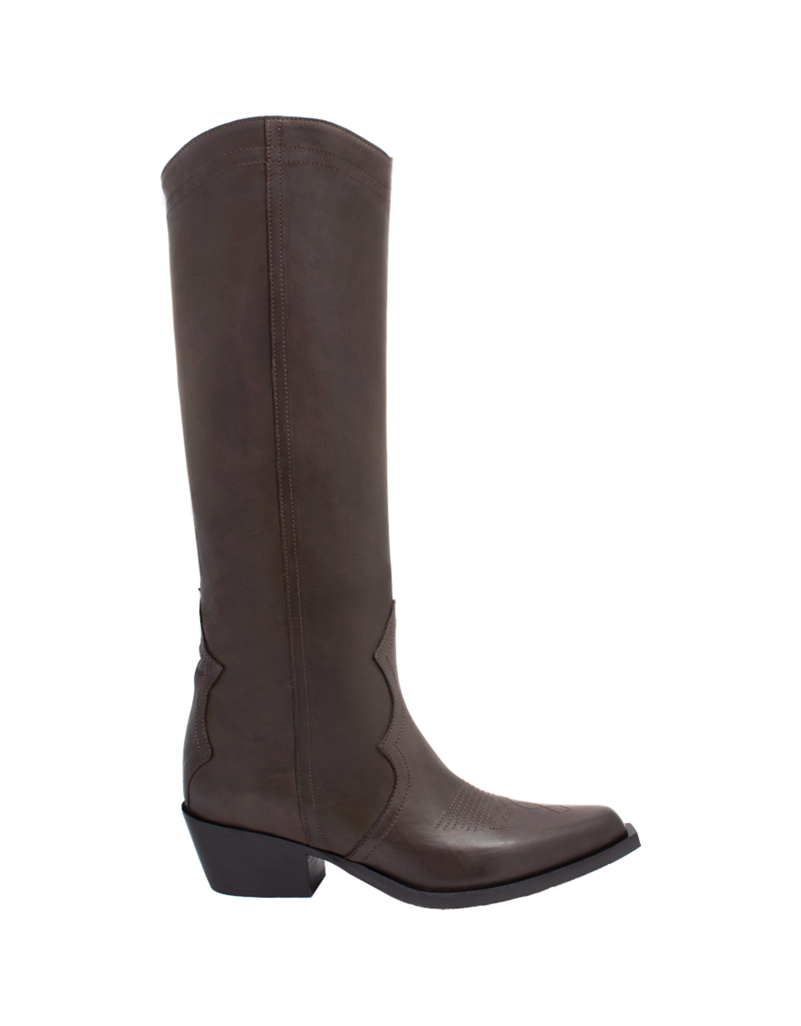 Now Now N45H Brown Western Knee Boot 8347