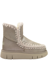 Mou Mou MU2X Metal Lambswool Crochet Stitch Boot Sasha