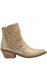 Now Now N45L Gold Western Boot With Woven Panels 9130
